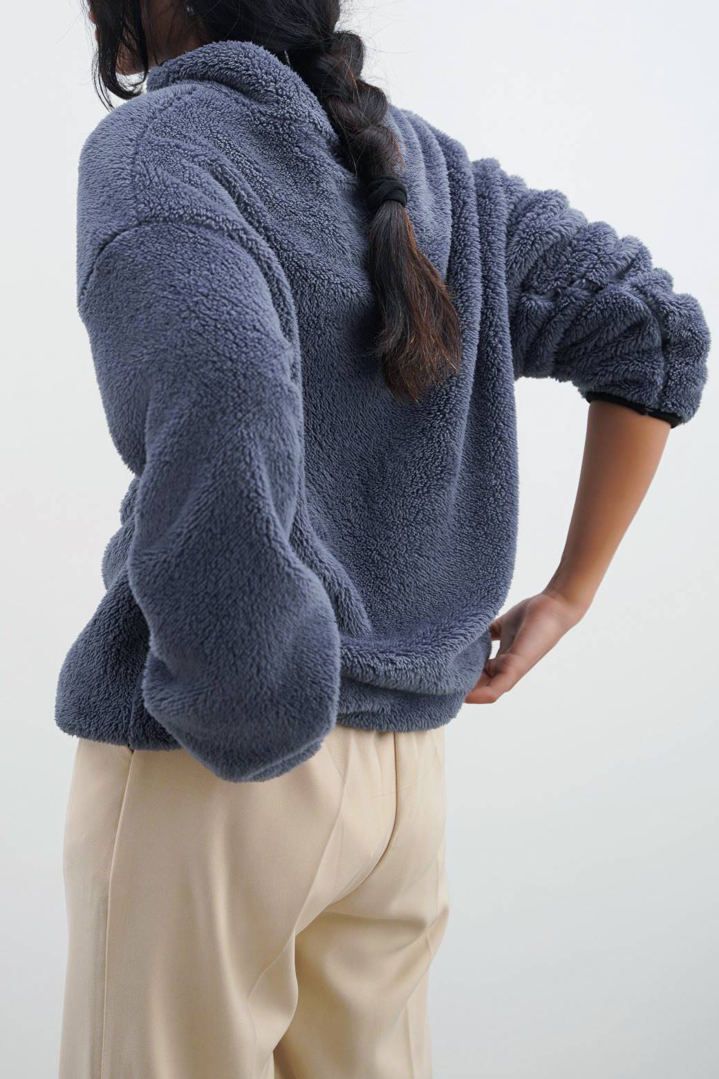 COZY FUR PULL-OVER